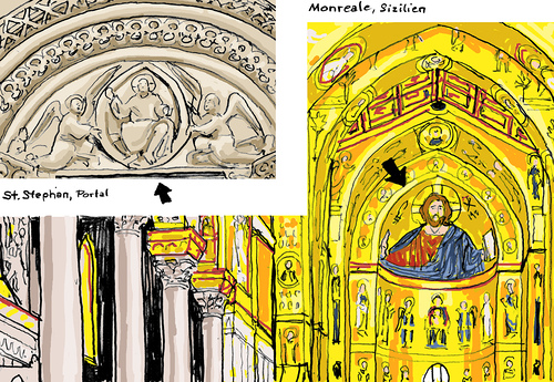 Zeichnung Pantokrator